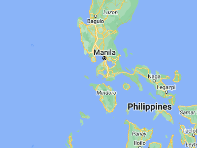 Map showing location of Balayan (13.93714, 120.73224)