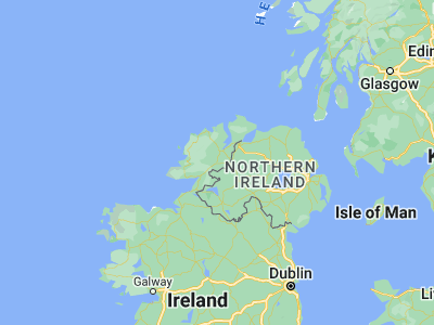 Map showing location of Ballybofey (54.8, -7.78333)