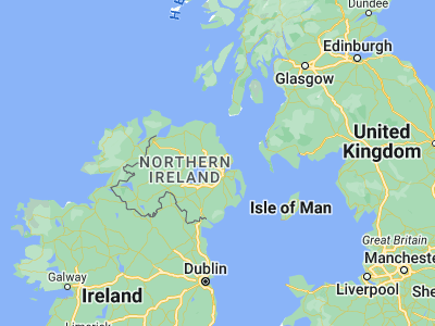 Map showing location of Ballyclare (54.76667, -6.01667)