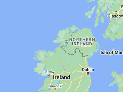 Map showing location of Ballyshannon (54.5, -8.18333)
