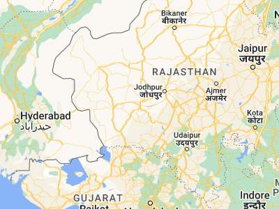 Map showing location of Bālotra (25.83242, 72.24)