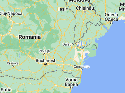 Map showing location of Balta Albă (45.31667, 27.28333)