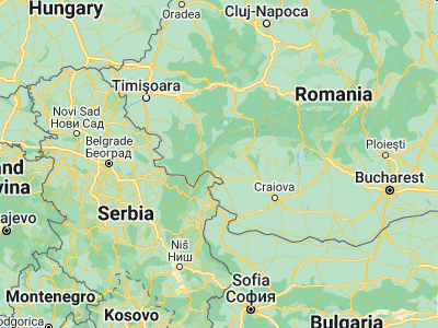 Map showing location of Bâlvăneşti (44.7975, 22.68028)