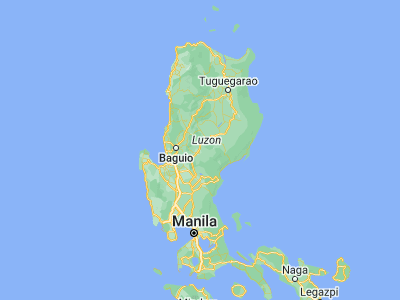 Map showing location of Bambang (16.3865, 121.1066)