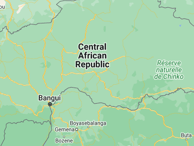 Map showing location of Bambari (5.76795, 20.67565)
