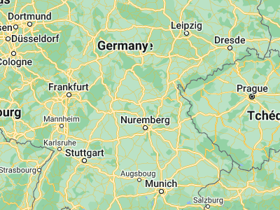 Map showing location of Bamberg (49.89873, 10.90067)