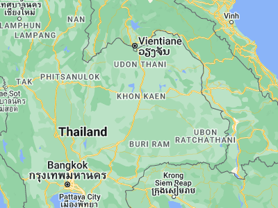 Map showing location of Ban Haet (16.19648, 102.75959)
