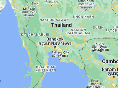 Map showing location of Ban Lam Luk Ka (13.97738, 100.77776)