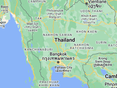 Map showing location of Ban Mi (15.04428, 100.53681)