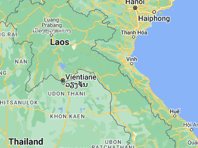 Map showing location of Ban Nahin (18.24175, 104.21221)