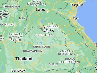 Map showing location of Ban Nong Wua So (17.2675, 103.22472)