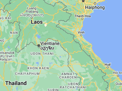 Map showing location of Ban Phaeng (17.96507, 104.21534)