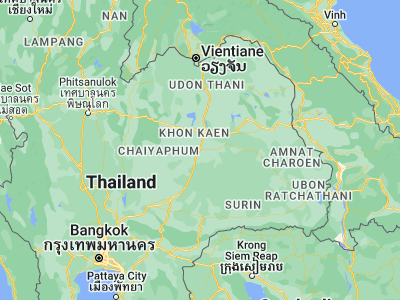 Map showing location of Ban Phai (16.05997, 102.73097)