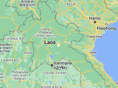 Map showing location of Ban Phônsavan (19.45907, 103.17999)