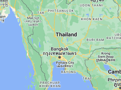 Map showing location of Ban Phraek (14.64681, 100.57617)