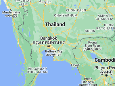 Map showing location of Ban Sang (13.99503, 101.22094)