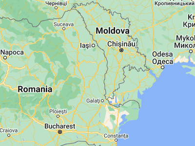 Map showing location of Banca (46.3, 27.8)