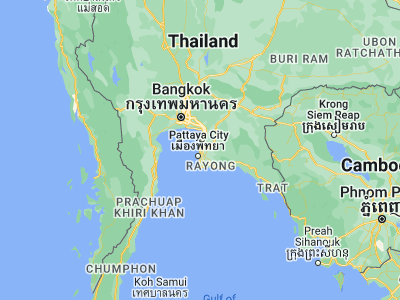 Map showing location of Bang Lamung (13.04704, 100.92891)