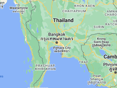 Map showing location of Bang Na (13.66744, 100.64206)