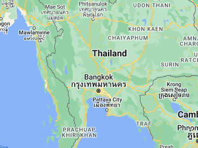 Map showing location of Bang Pahan (14.46217, 100.54478)