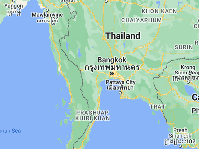 Map showing location of Bang Phae (13.69157, 99.92982)