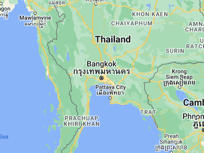 Map showing location of Bang Phlat (13.79425, 100.50447)
