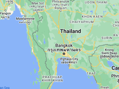 Map showing location of Bang Pla Ma (14.39604, 100.1587)