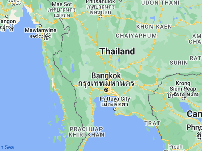 Map showing location of Bang Sai (14.33433, 100.30378)