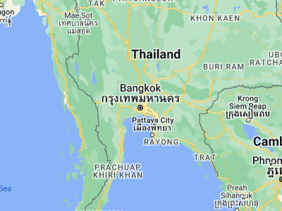 Map showing location of Bang Sue (13.81003, 100.53714)