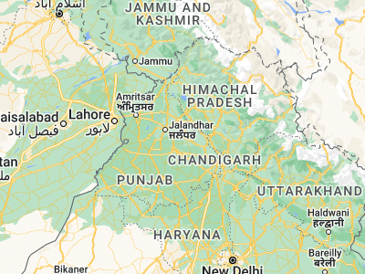 Map showing location of Banga (31.18602, 75.99643)