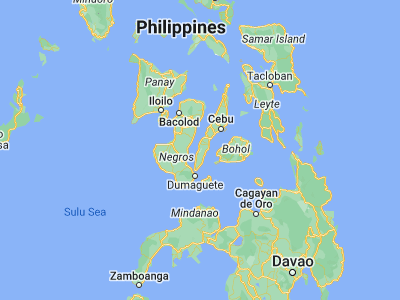Map showing location of Banhigan (9.85902, 123.38926)