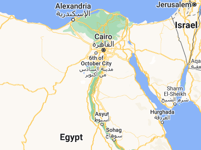 Map showing location of Banī Suwayf (29.07441, 31.09785)