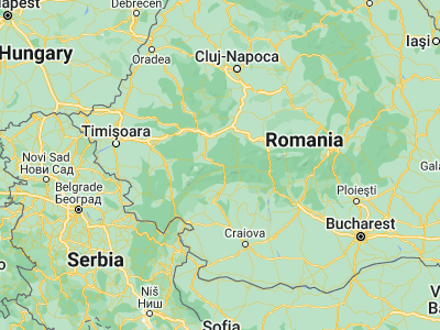 Map showing location of Băniţa (45.45, 23.26667)