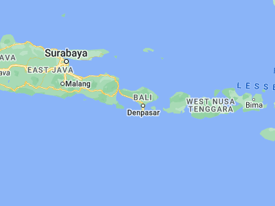 Map showing location of Banjar Beraban Kangin (-8.5569, 115.0421)