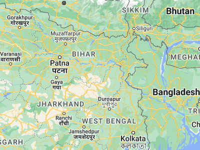 Map showing location of Bānka (24.88091, 86.92257)