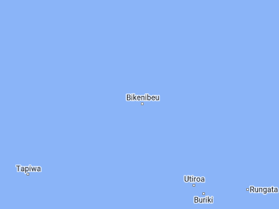 Map showing location of Banraeaba Village (1.3454, 173.03464)