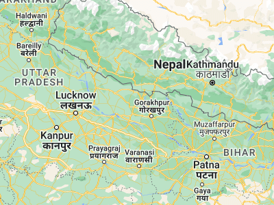 Map showing location of Bānsi (27.17979, 82.93409)