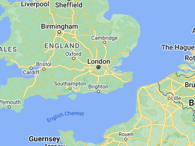 Map showing location of Banstead (51.32503, -0.19569)