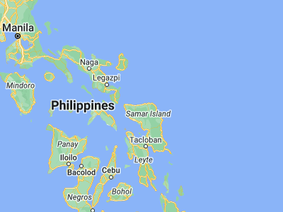 Map showing location of Bantayan (12.5237, 124.8283)