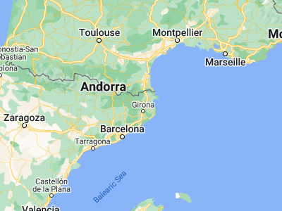 Map showing location of Banyoles (42.11667, 2.76667)
