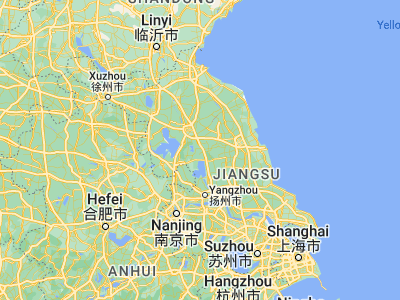Map showing location of Baoying (33.22917, 119.30917)