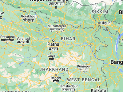 Map showing location of Bar Bigha (25.21855, 85.7332)