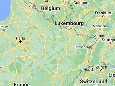 Map showing location of Bar-le-Duc (48.78333, 5.16667)
