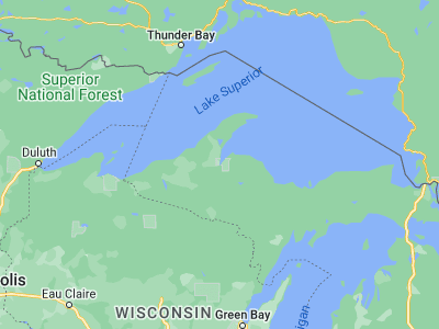 Map showing location of Baraga (46.77854, -88.48902)