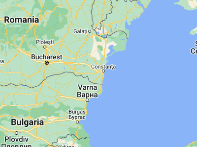 Map showing location of Bărăganu (44.1, 28.4)