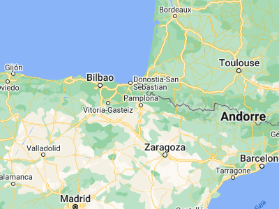 Map showing location of Barañáin (42.80567, -1.67731)