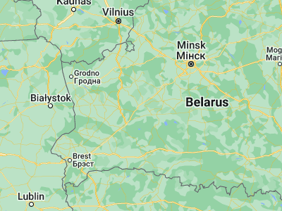 Map showing location of Baranavichy (53.1327, 26.0139)