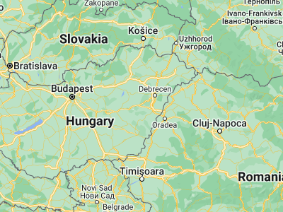 Map showing location of Báránd (47.3, 21.23333)
