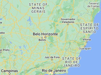 Map showing location of Barão de Cocais (-19.94583, -43.48722)