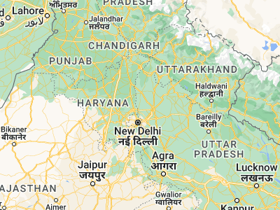 Map showing location of Baraut (29.10167, 77.26242)